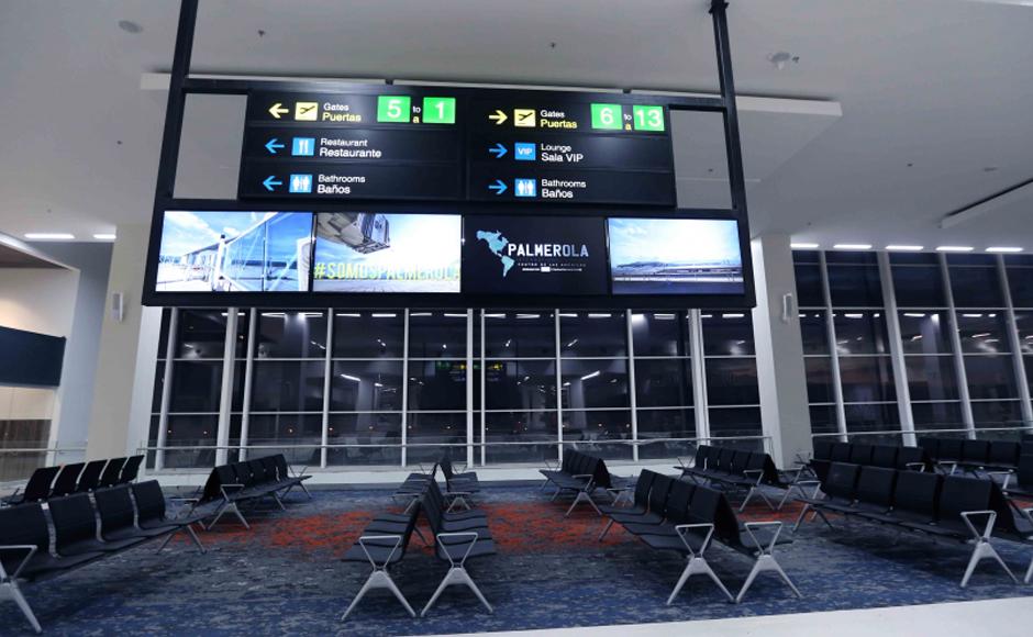 Una imagen del nuevo Palmerola Internacional de Palmerola (XPL), una terminal moderna a inmediaciones de la ciudad de Comayagua.