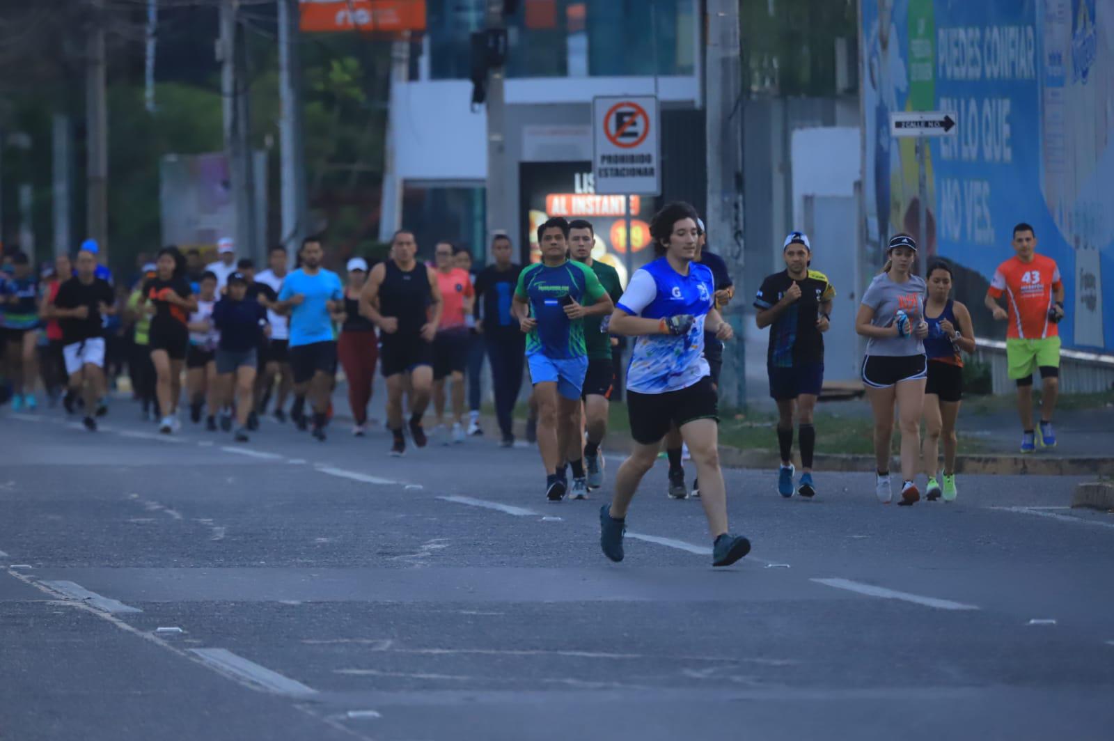 Reconocimiento de la ruta de 10.5 kilómetros previo a la Maratón de Diario LA PRENSA. Fotografía: La Prensa / Melvin Cubas.