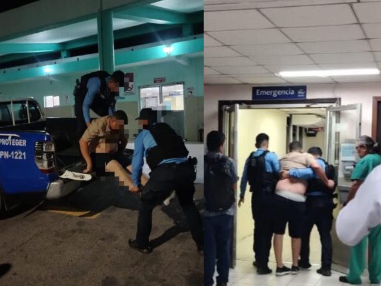 Capturan a conductor en La Ceiba tras intentar embestir a policías y resistirse al arresto