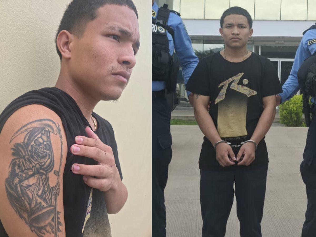 Capturan en Tegucigalpa a presunto miembro de la Pandilla 18 buscado por tráfico de drogas y armas