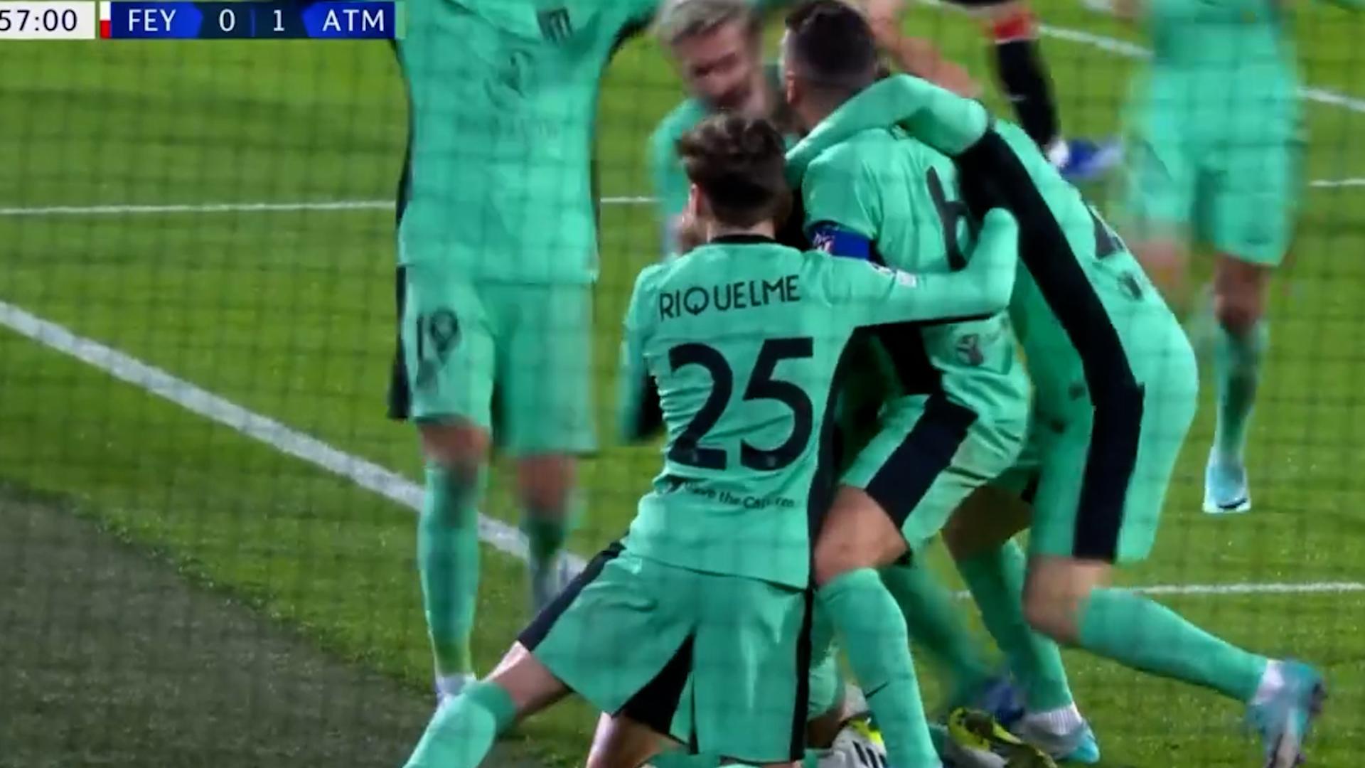 Feyenoord 1 - 3 Atlético Madrid (Champions League)