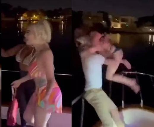 Video: Joven tira al mar a su amante para no ser descubierto por su esposa