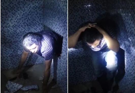 Video: Marero se escondía en hueco de pared de una casa