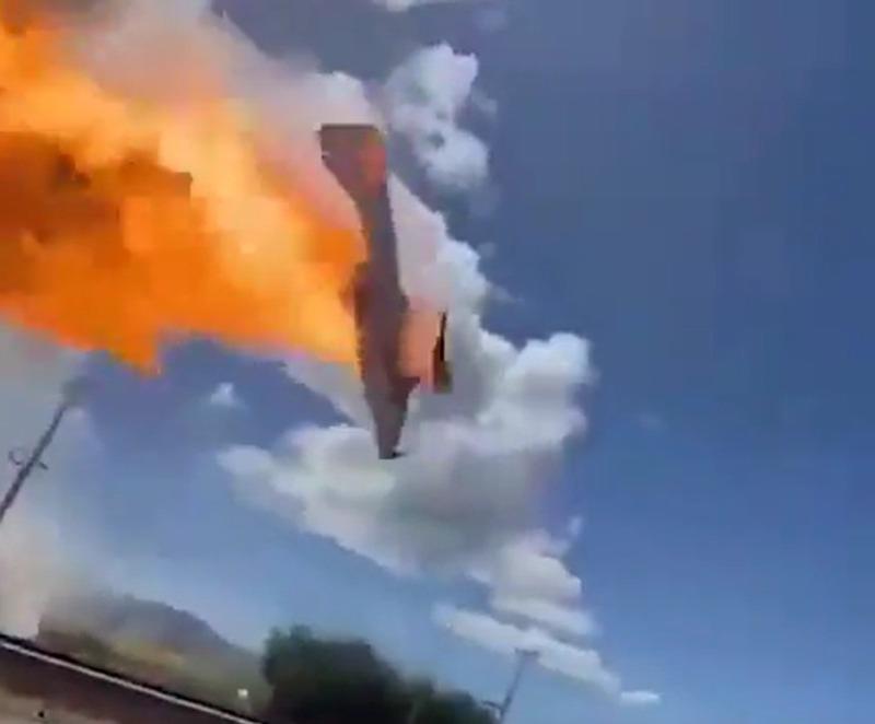 Video: Momento exacto cuando se estrella avioneta